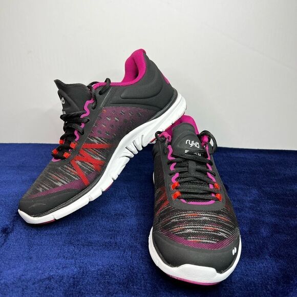 Womens Ryka Dynamic 2.5 Black Magenta Size 6.5 - Picture 6 of 9
